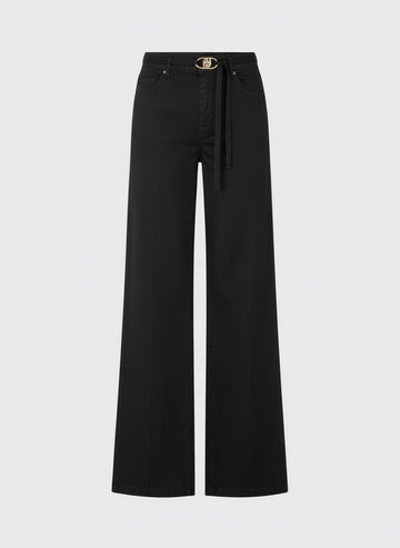pantalone con cintura WA6274T9257 22222 LIU JO WHITE 