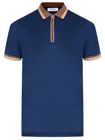 polo tennis zip 60147 74219 596 GRAN SASSO 