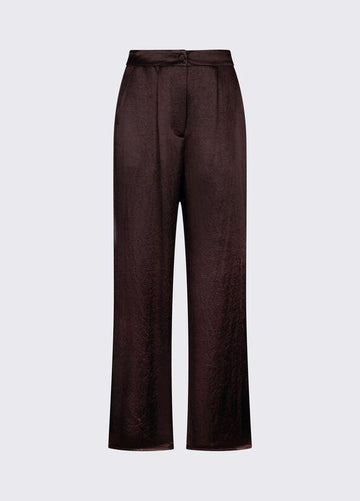 pantalone in raso con spacchetti CA6147T450A P9576 LIU JO BLACK 