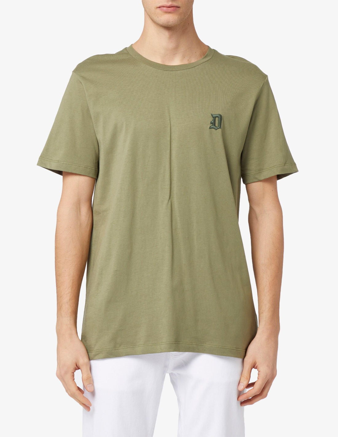 t-shirt con logo in tono US198JF0309UHN8 632 DONDUP 