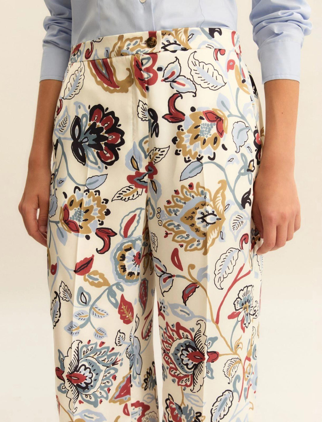 pantalone in twill stampato EMMBAOBAB 001 EMME MARELLA 