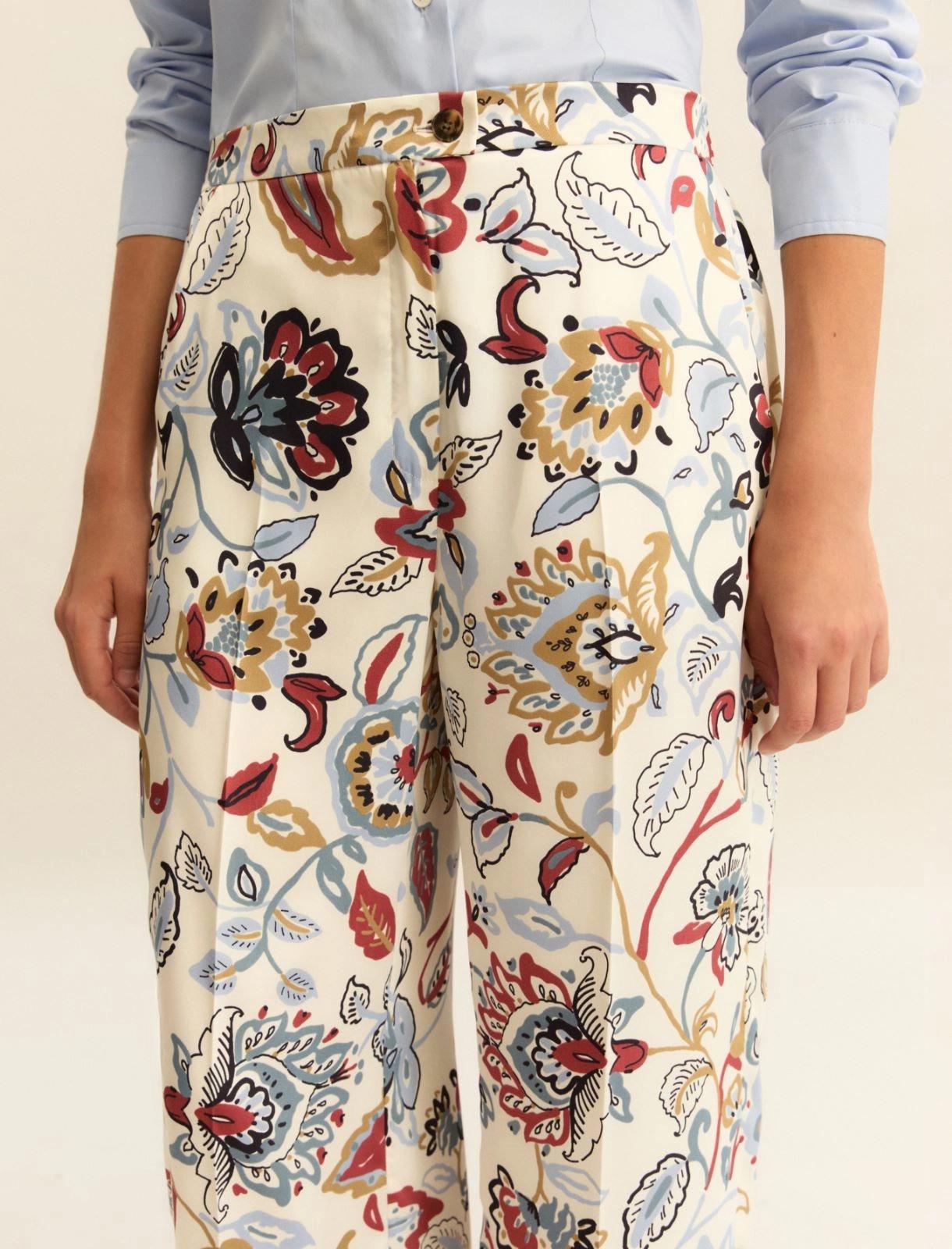 pantalone in twill stampato EMMBAOBAB 001 EMME MARELLA 