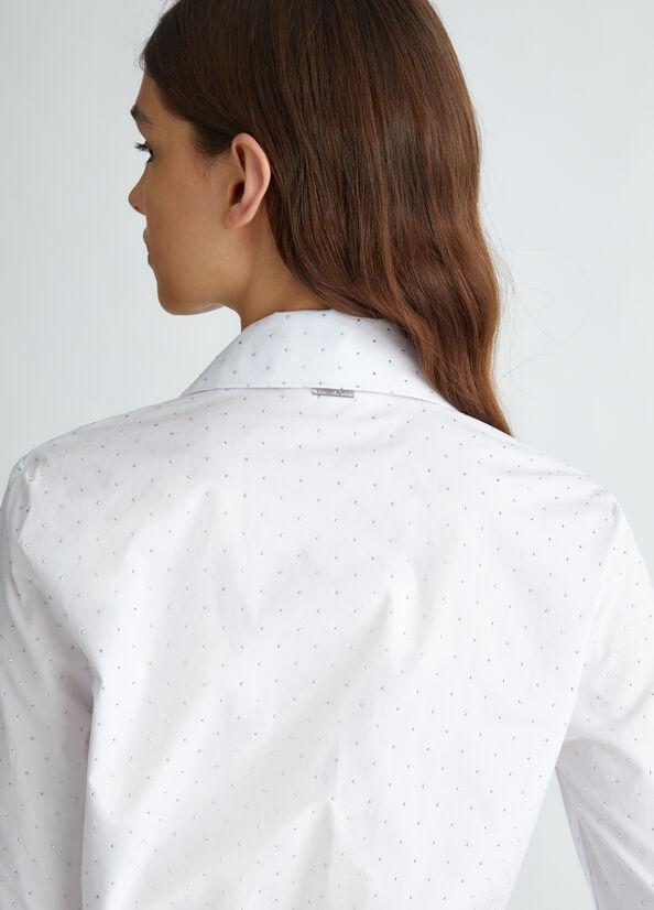 camicia body con borchie WF4198T3904 M9028 liU JO 