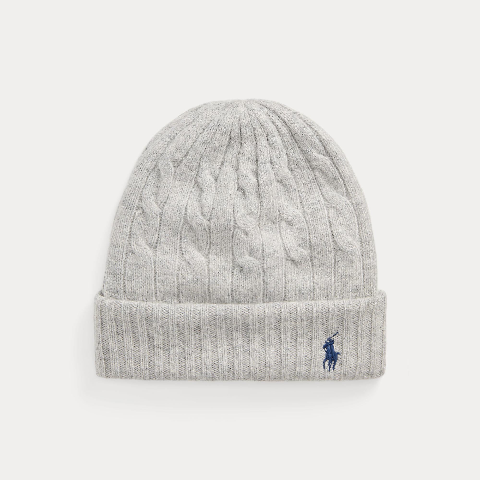 berretto in lana e cashmere a trecce 455-956315 004 RALPH LAUREN POLO 