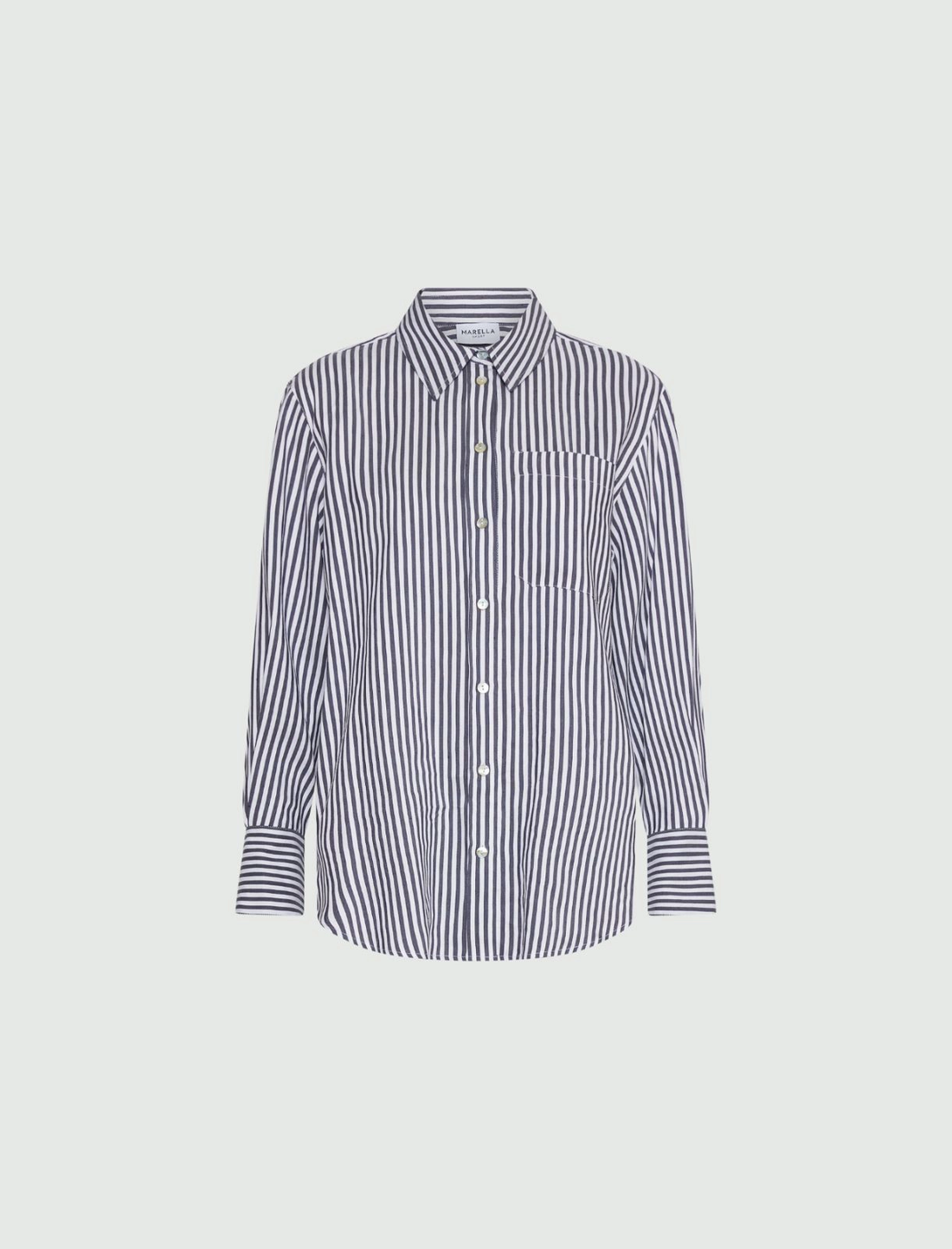 camicia in lino a righe INES 002 MARella 