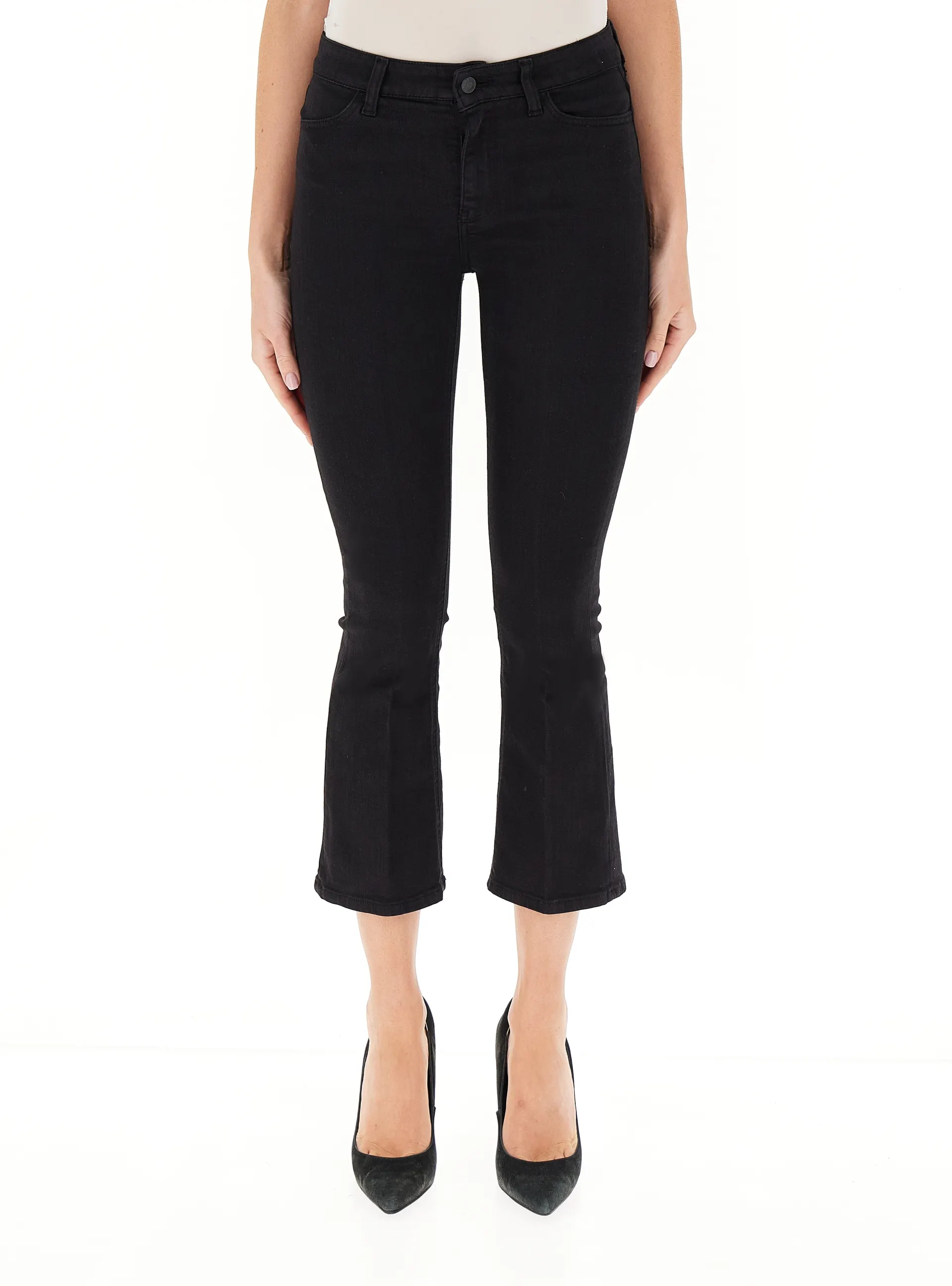 jeans flare nero DB5103 NERO VICOLO 