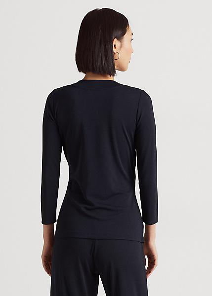 maglia in jersey stretch 200-889081 010 LAUREN RALPH LAUREN 