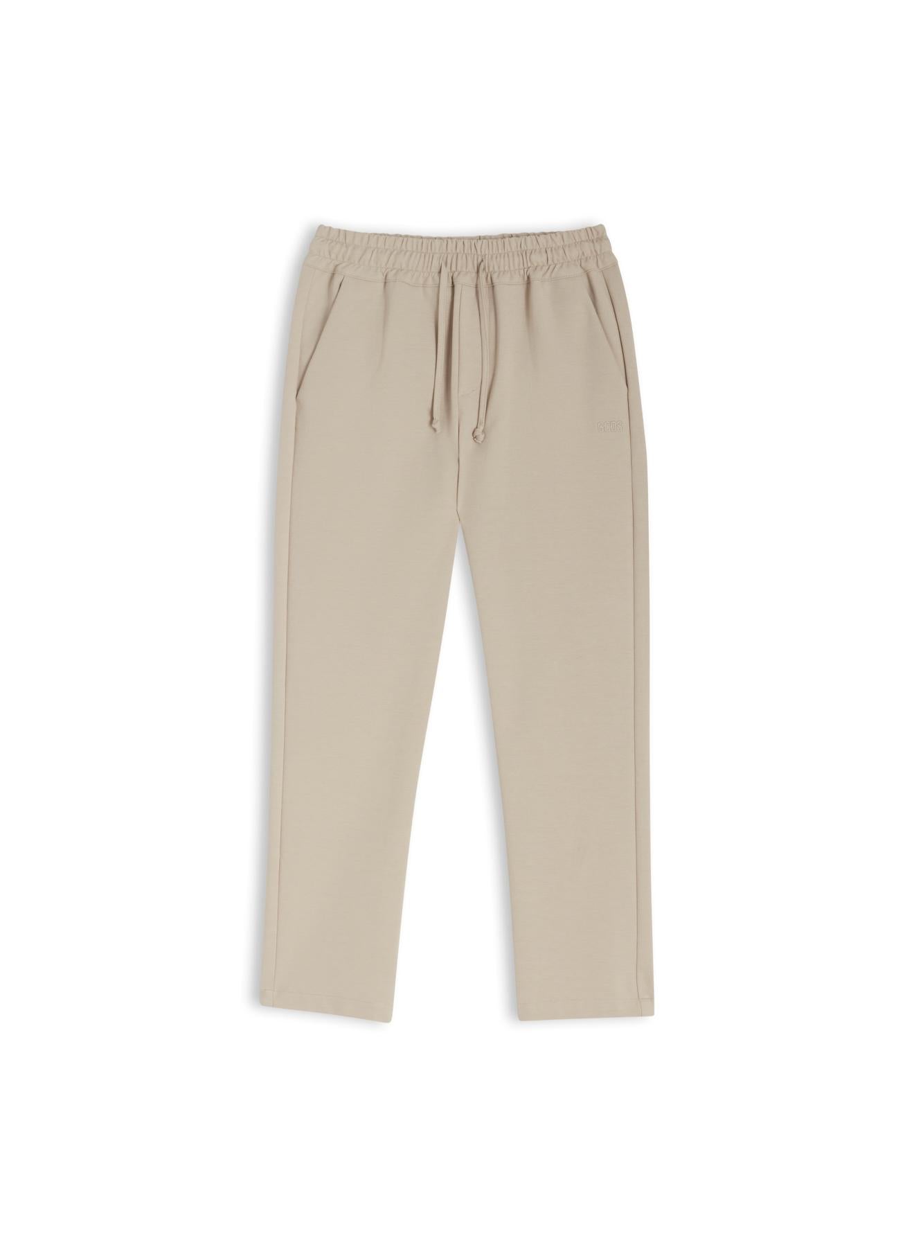 pantalone elasticizzato beige C1BJQI511T328 320U GCDS 