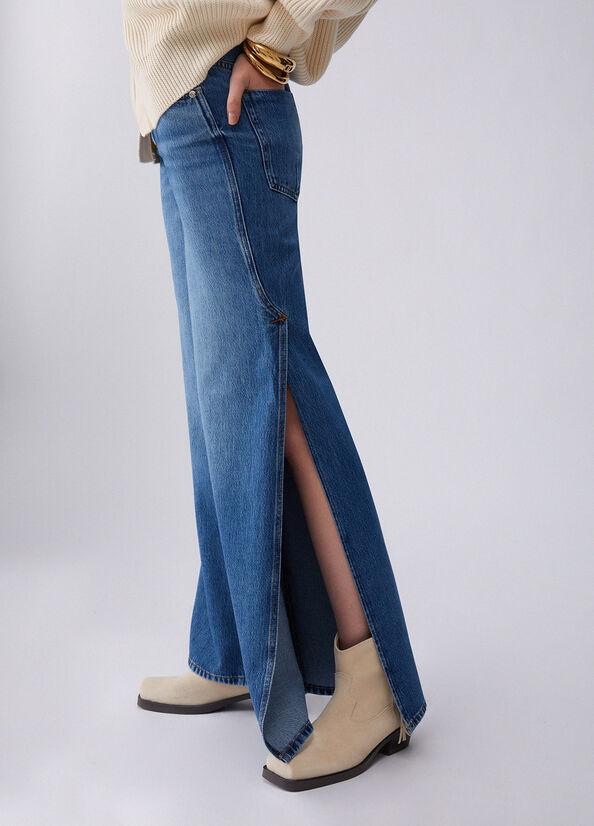 jeans flare con spacchetti UA6218D0319 79010 LIU JO DENIM 