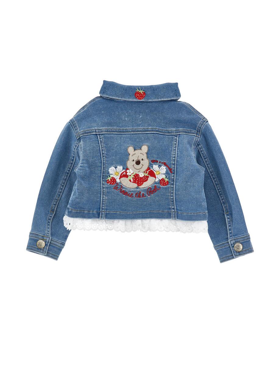 giacca jeans winnie the pooh 39G103 7017 0062 MONNALISA 