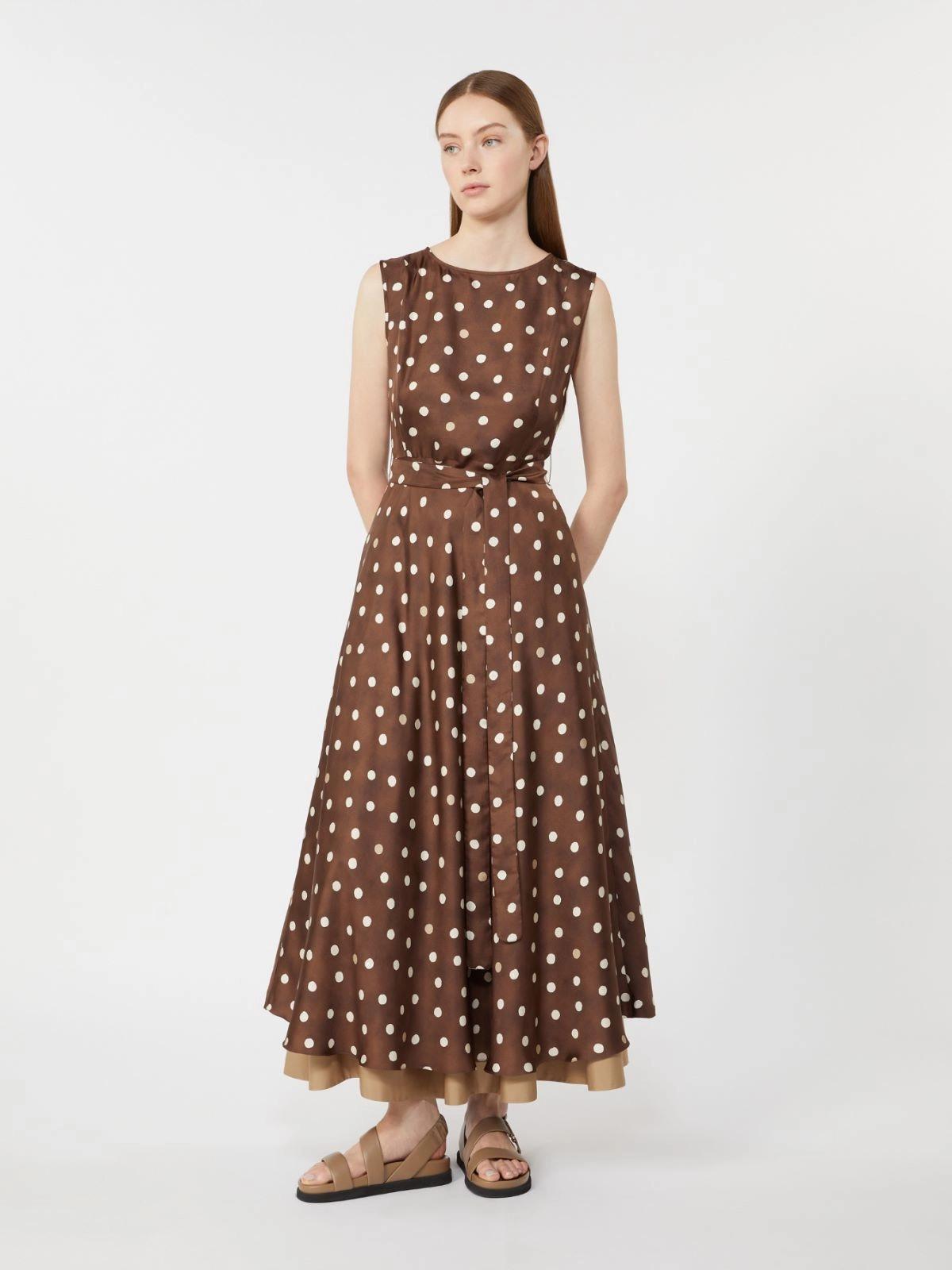 abito in twill a fantasia SMMMARTINA 002 S MAXMARA 