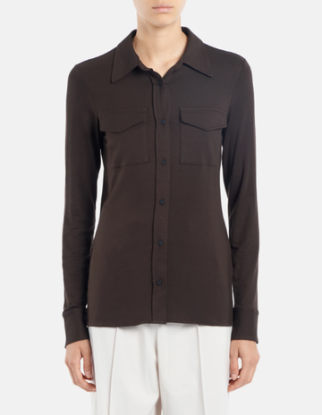 camicia slim fit con tasche DC445JS0306DXXX 730 DONDUP 