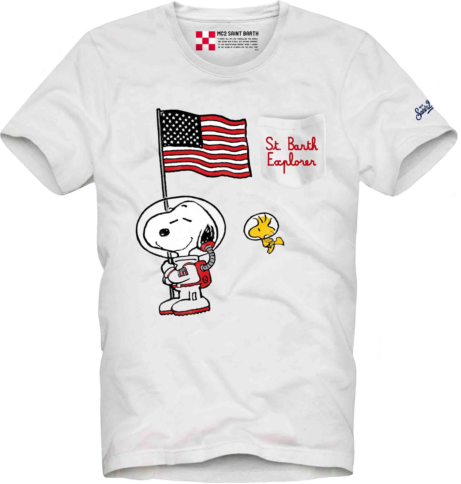 T-SHIRT CARTONE EDDY EBS01N MC2 SAINT BARTH 