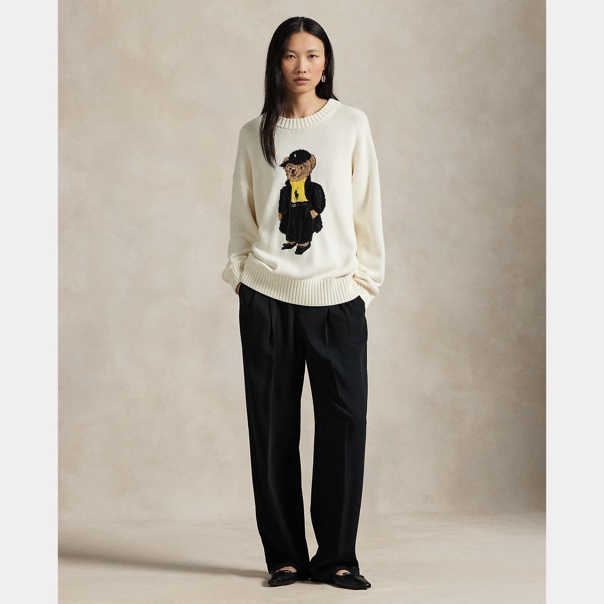 Maglione con orso Polo 211-978310 001 RALPH LAUREN POLO 