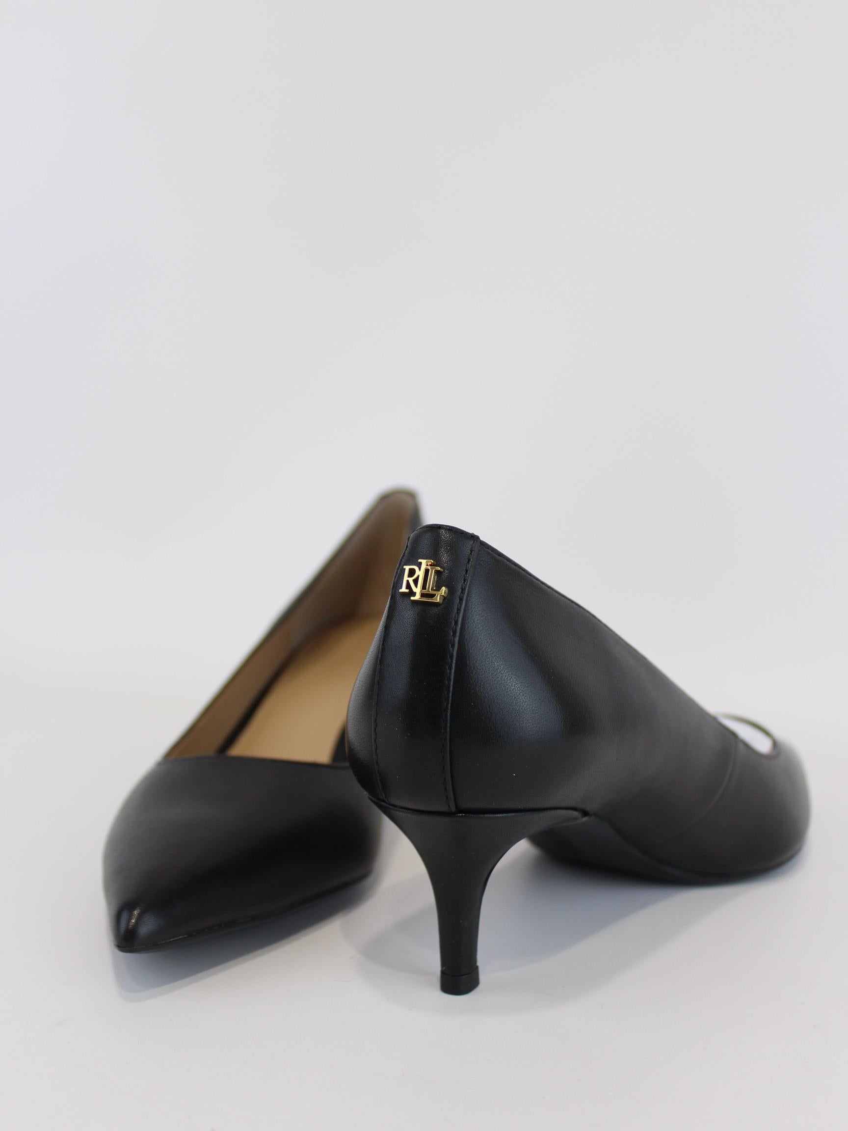 Dècollettè in pelle adrienne 802-940572 001 LAUREN RALPH LAUREN 