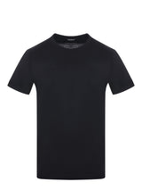 DONDUP t-shirt con logo sul petto Nero