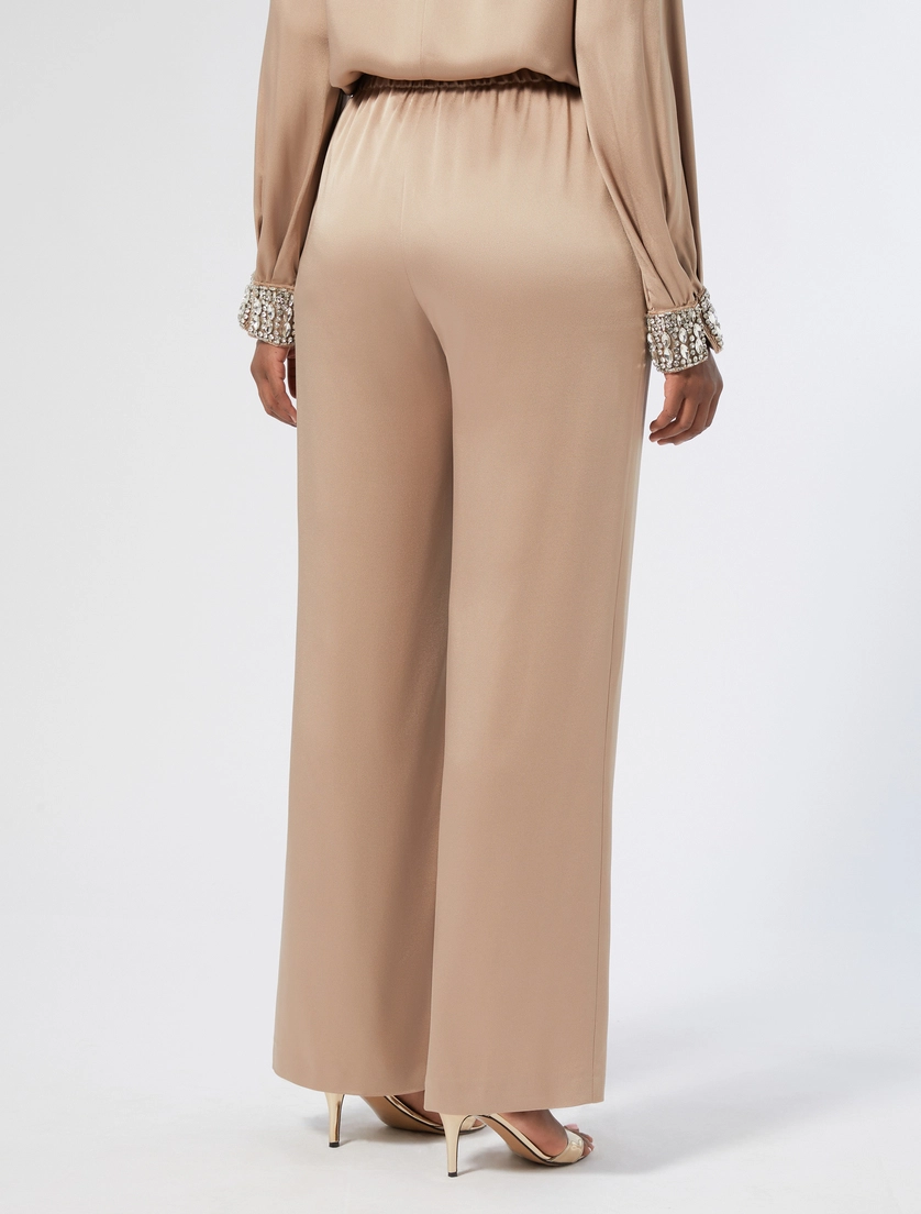 pantalone in envers satin REGALO012 MARINA RINALDI