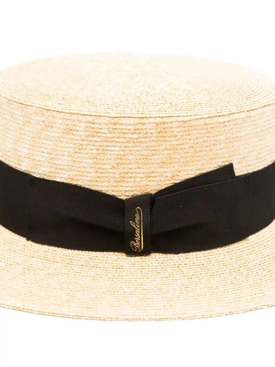 cappello magiostrina in treccia MAGIOSTRINA 140041 00A1 BORSALINO 