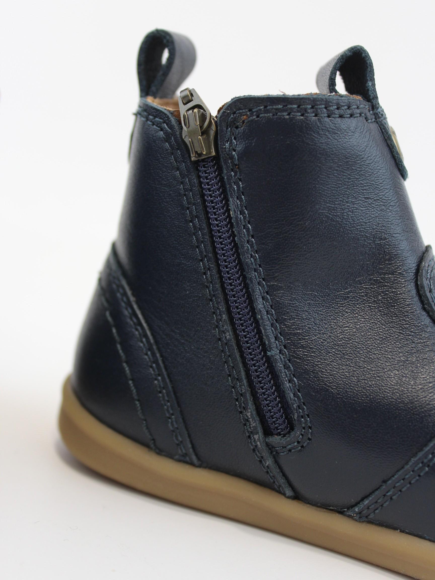 stivaletto con zip BQ10013DBYLE NAVY BOBUX 