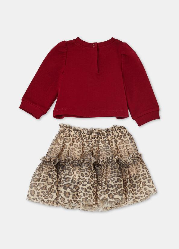 completino due pezzi animalier HF5077J6597 C3805 LIU JO JUNIOR 