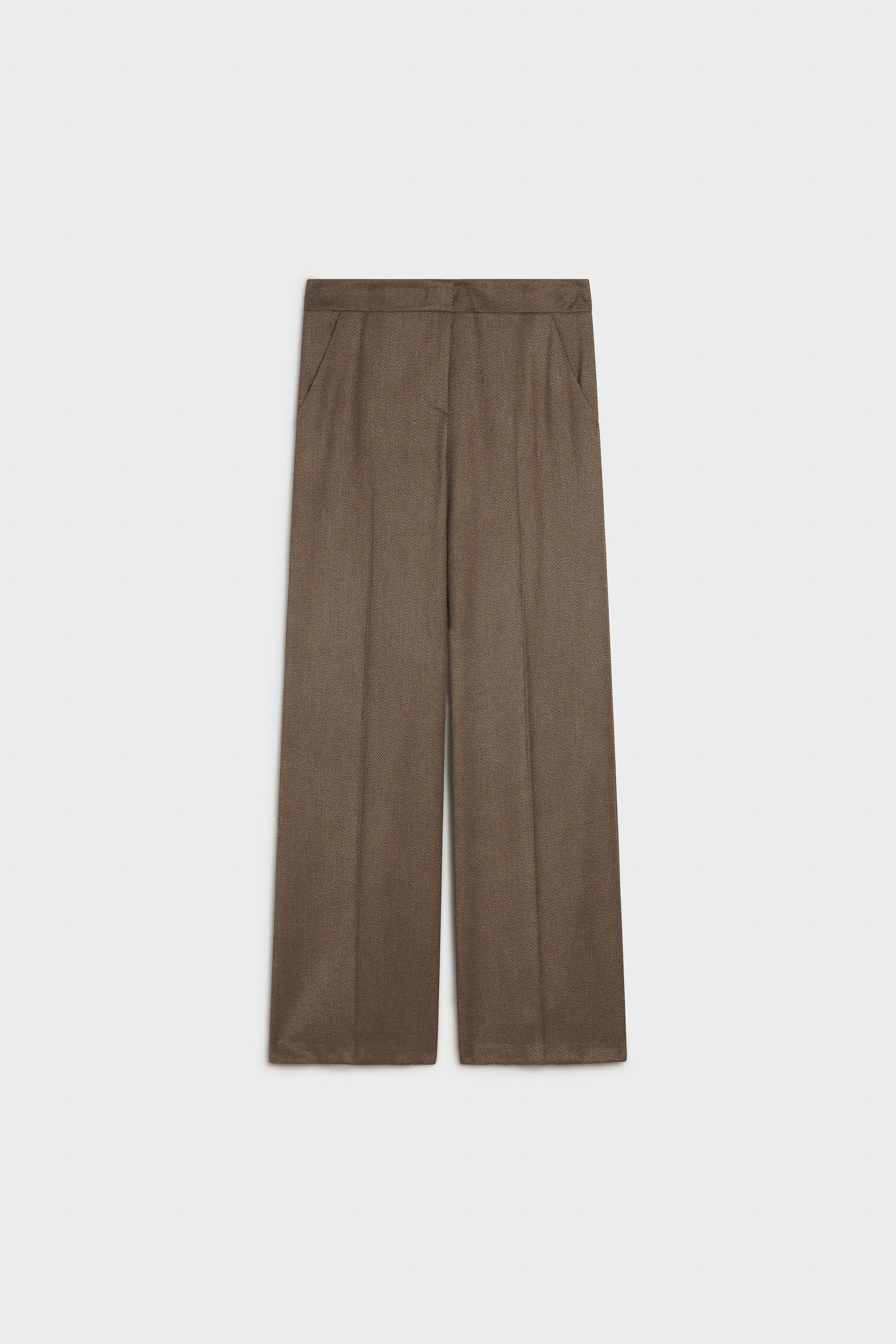 pantaloni in diagonale con vita regolare PIDA05 08 CARLAG 