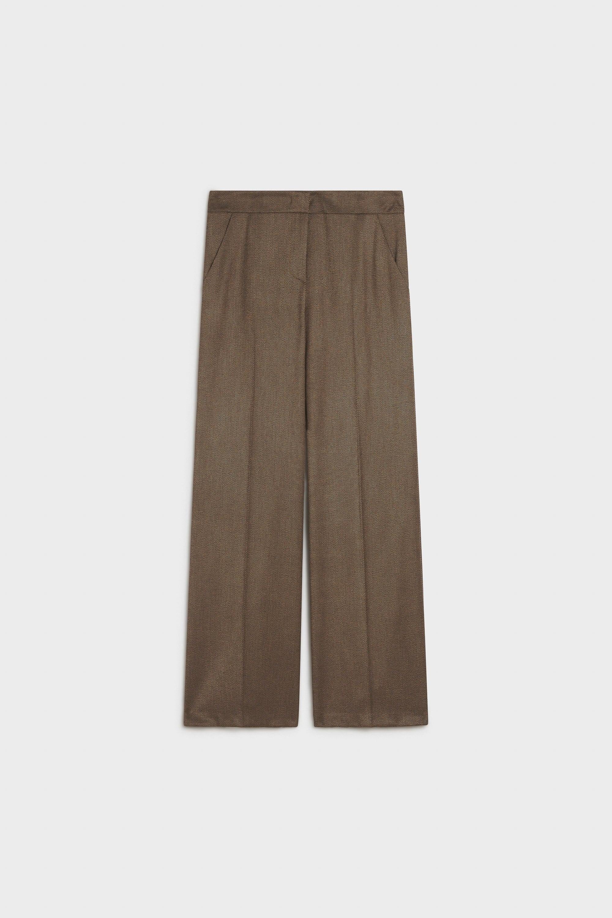 pantaloni in diagonale con vita regolare PIDA05 08 CARLAG 