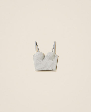top bustier con coppa 261AP2144 12837 TWINSET ACTITUDE 