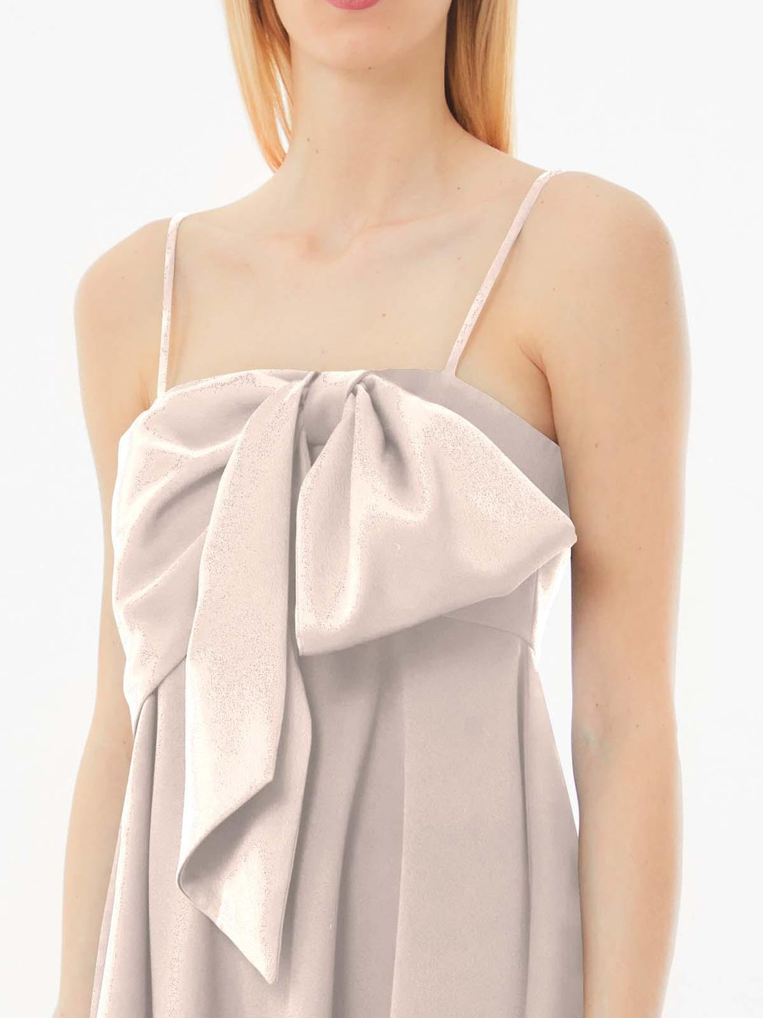 abito corto con fiocco applicato CA5245T3970 X0681 liU JO 