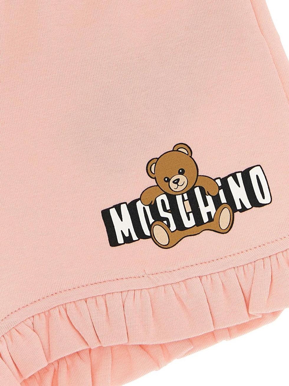 Set con shorts moschino MBG01OLBA00 85010 MOSCHINO KIDS 