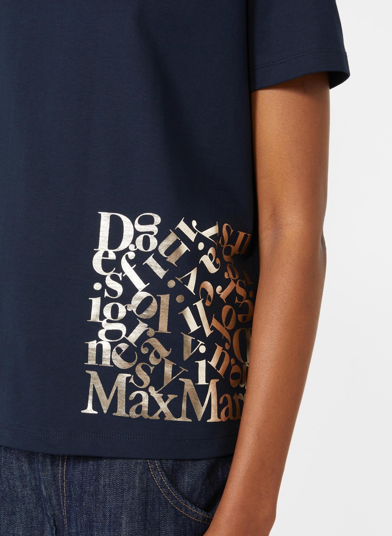 t-shirt in jersey di cotone SMMEDILE 006 S MAXMARA 