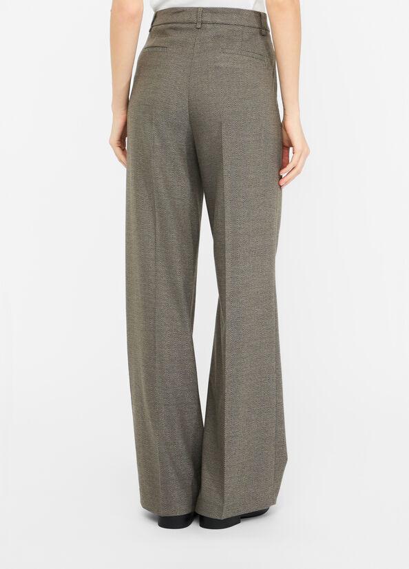 pantalone con piega CF5372T054A M9770 LIU JO BLACK 