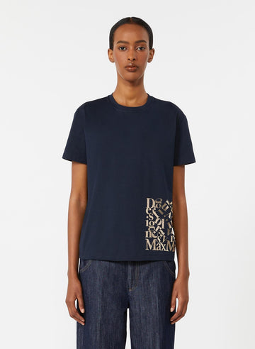 t-shirt in jersey di cotone SMMEDILE 006 S MAXMARA 