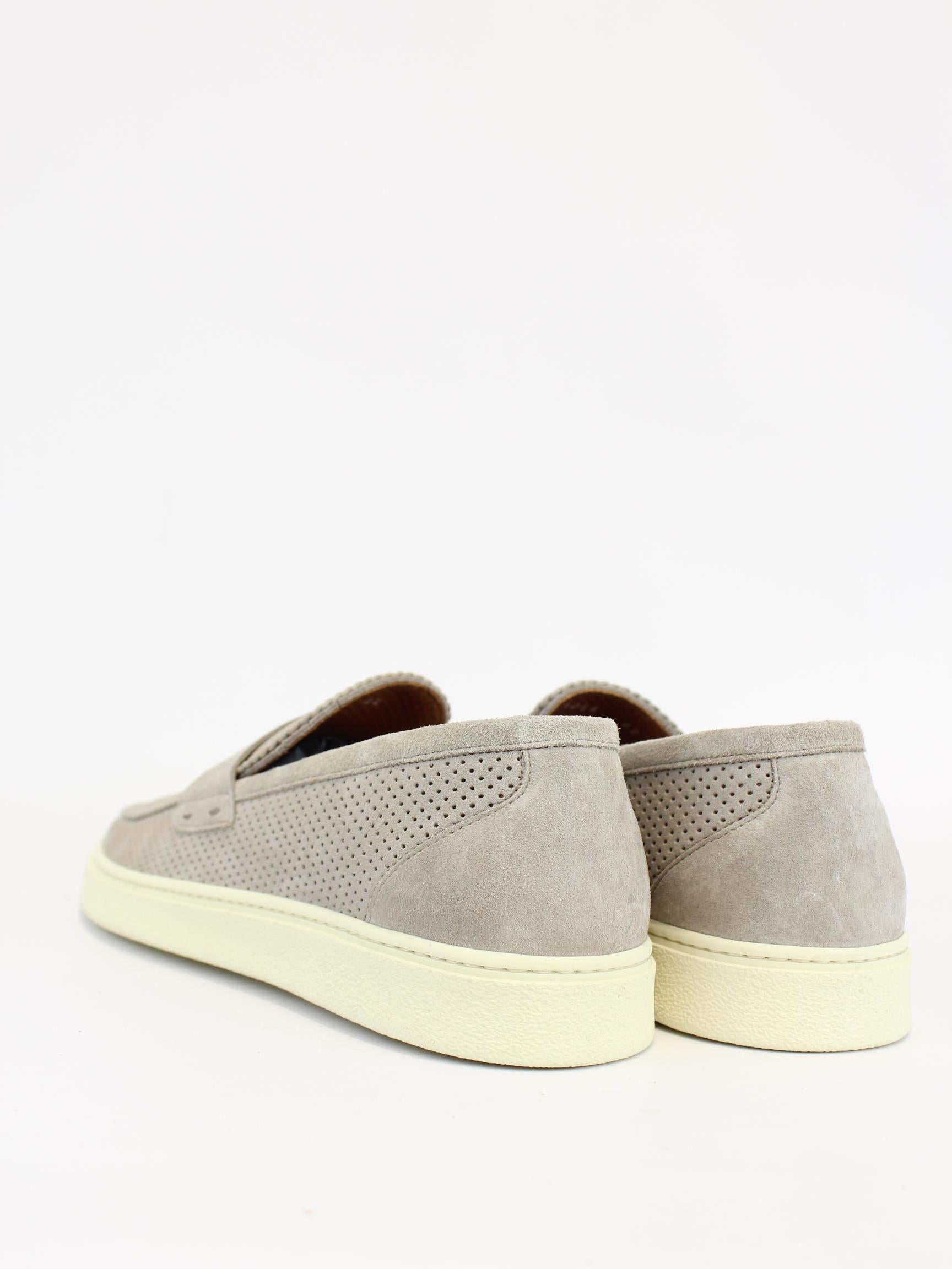 Mocassino in suede traforato 1055 FLORENCE ROCCIA ROSSI 