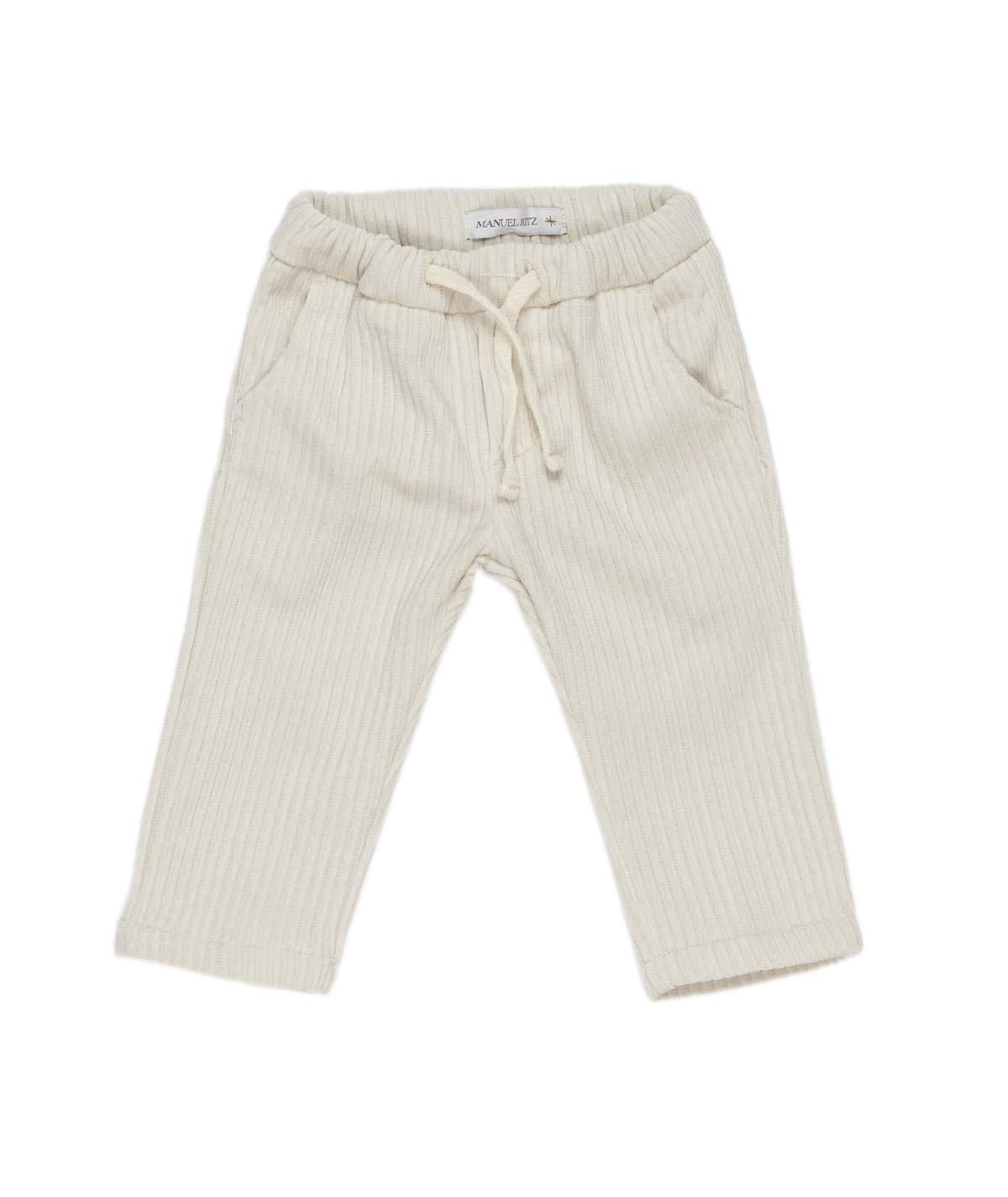 Pantalone manuel ritz kids MR3178 CREMA MANUEL RITZ KIDS 