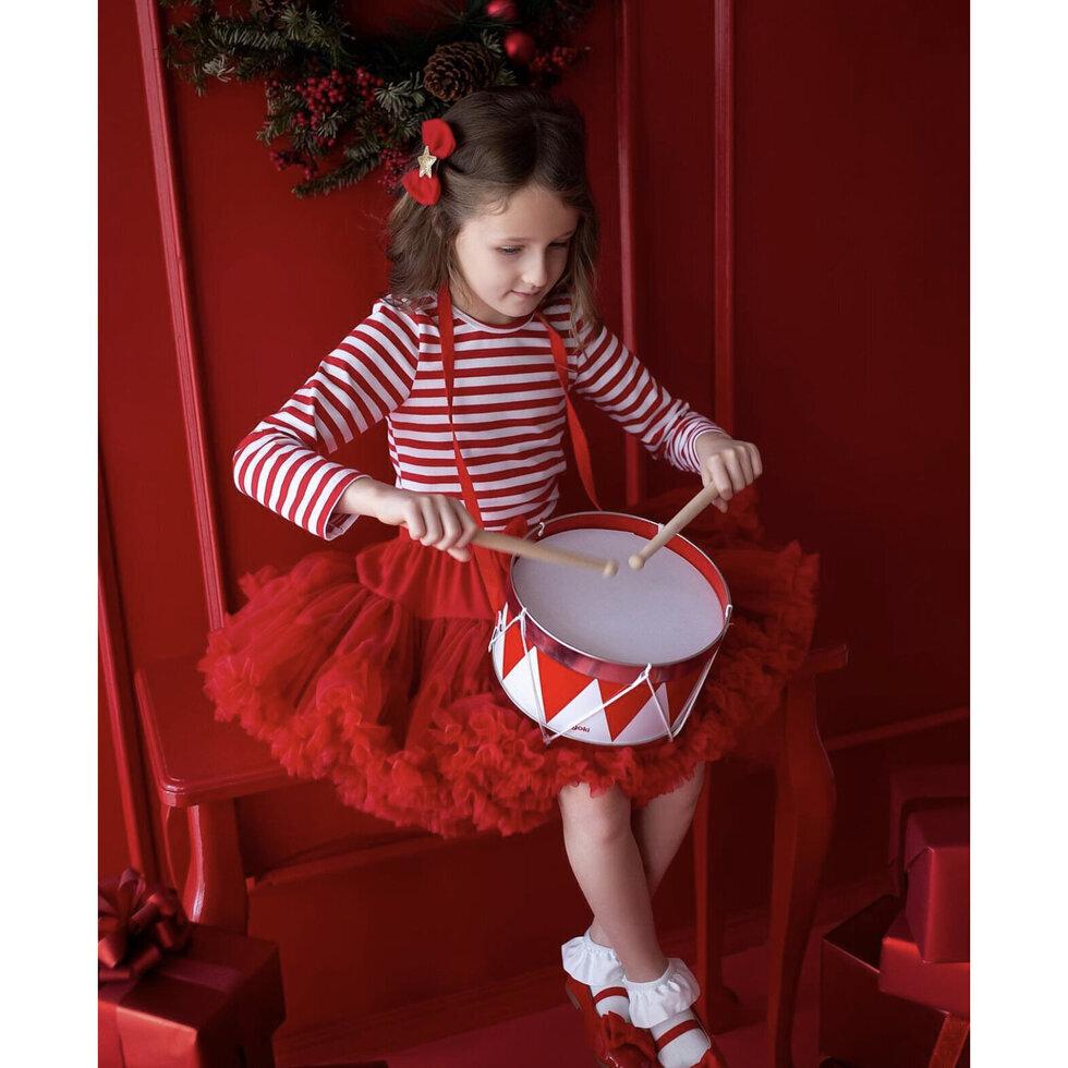 gonna ampia in tulle SKIRT1 RED MANUFAKTURA FALBANEK 