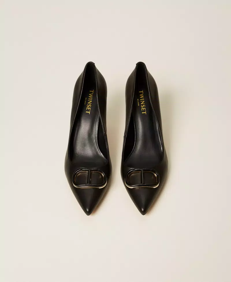 dècollettè in pelle 252TCP032 00006 TWINSET 