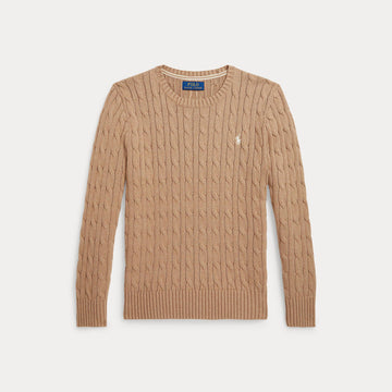 maglione a trecce bimbo 323702674515 CML HTHR RALPH LAUREN POLO 
