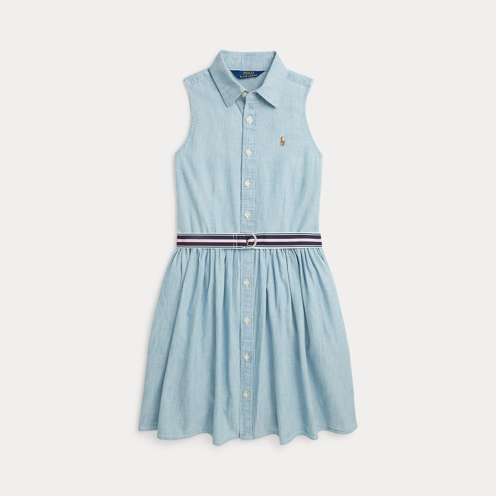 abito in chambray con cintura 313-934151 001 RALPH LAUREN POLO 