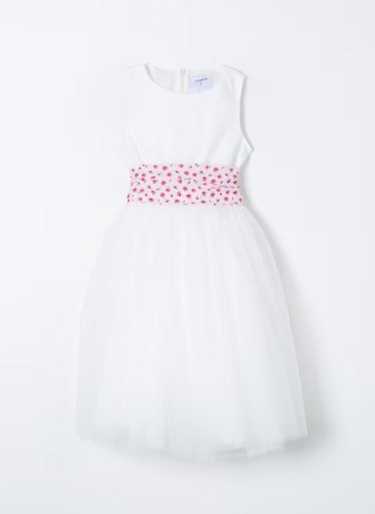 abito cerimonia in tulle SU1A82 T0002 104RS SIMONETTA 