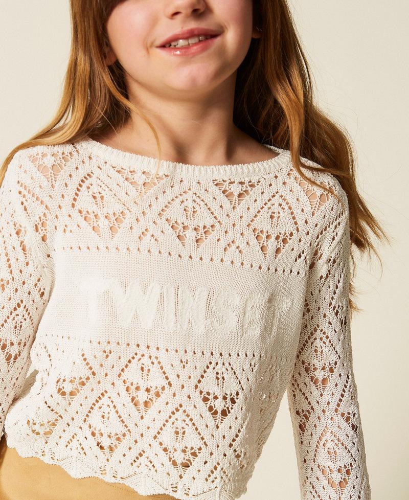 maglia a rombi 261GJ3030 12577 TWINSET GIRL 