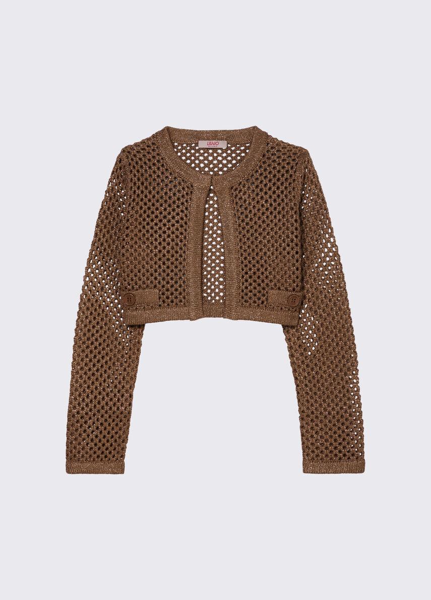 cardigan in rete GA6099MA76R X0752 LIU JO JUNIOR 