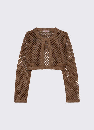 cardigan in rete GA6099MA76R X0752 LIU JO JUNIOR 