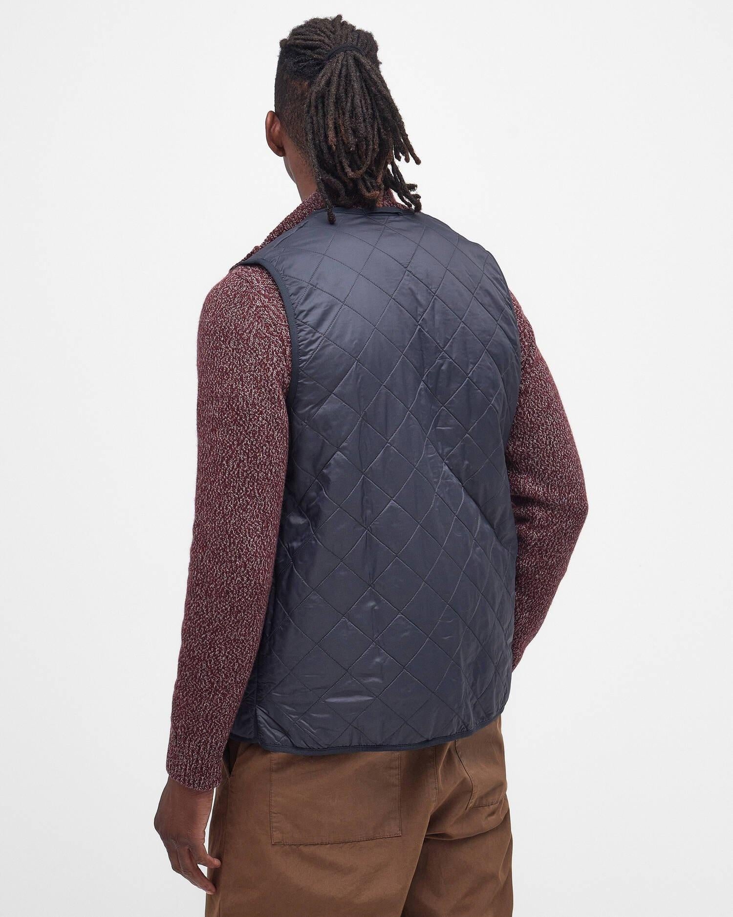 gilet trapuntato con zip polarquilt MLI0002 MLI NY91 BARBOUR 
