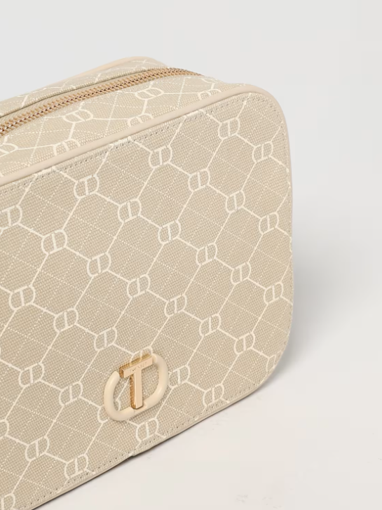 borsa in ecopelle e tessuto 251TD8284 12407 TWINSET 