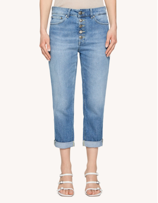 jeans koons loose denim chiaro DP268BDSE340DIM4 800 DONDUP 