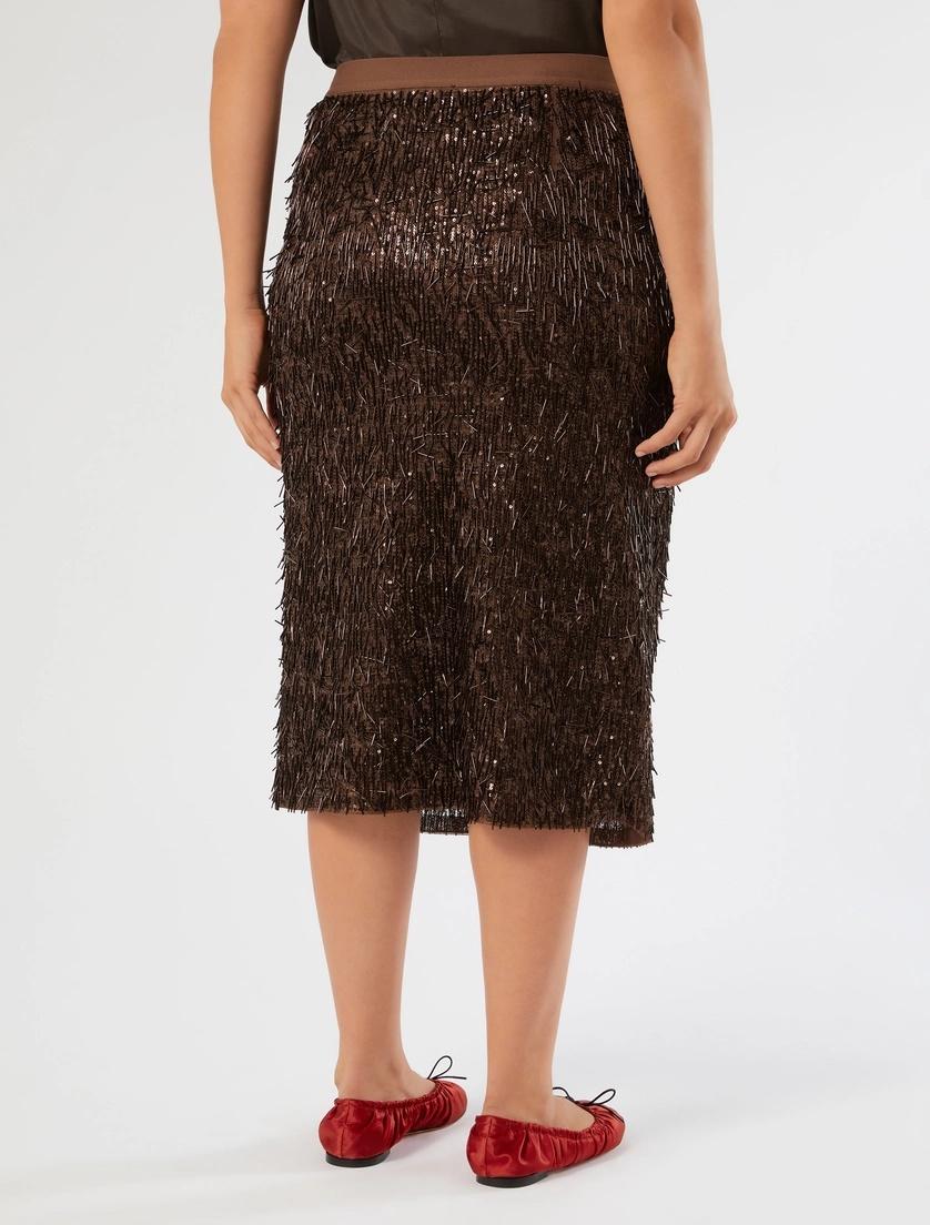 gonna in tulle con pailettes MRNATTORE 001 MARINA RINALDI 