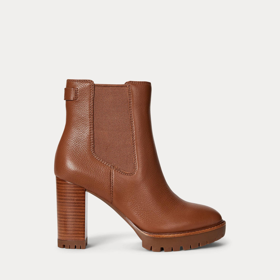 stivaletto in pelle martellata 802-974391 002 LAUREN RALPH LAUREN 