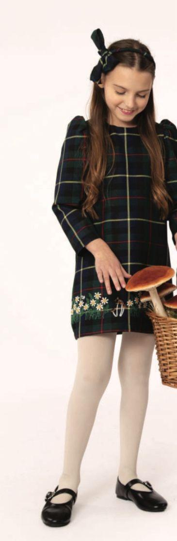 abito a fantasia GEORGIA CERBIATTO GREEN/RIC PICCOLA LUDO 