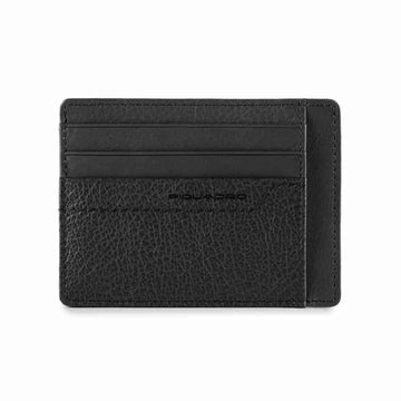 Portacarte in pelle con logo PP2762S94R N PIQUADRO 