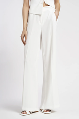 CARLAG pantalone ampio Bianco